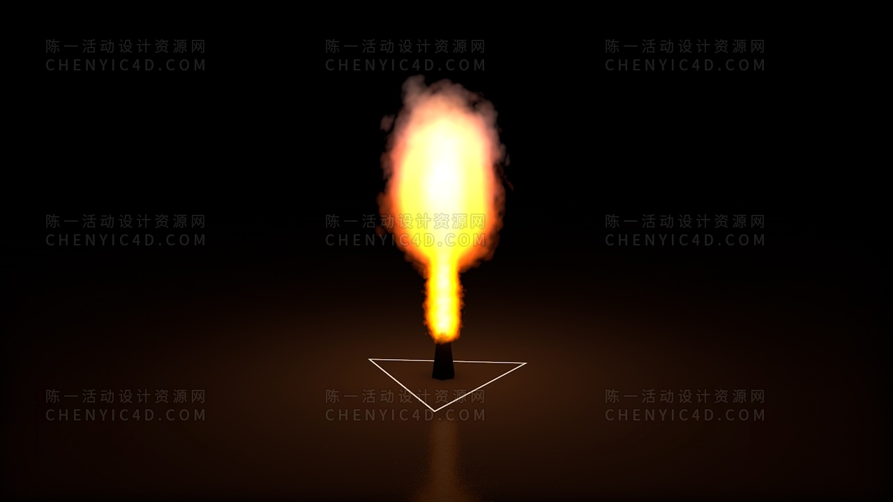 C4D喷火器预设