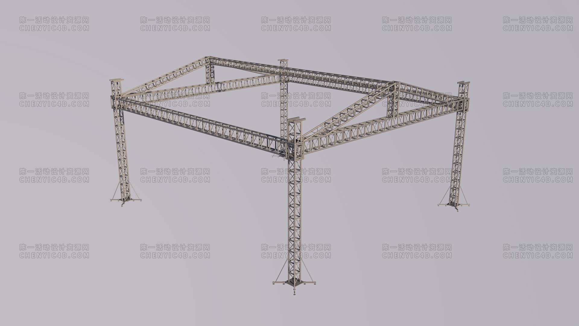 上海桁架展台设计搭建现场效果_桁架展台_上海展台设计搭建