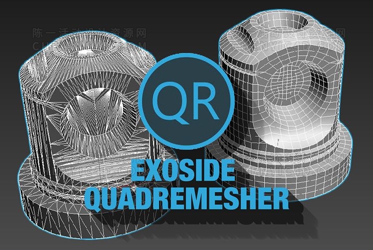 重拓扑插件Exoside QuadRemesher v1.1.1 for Cinema 4D