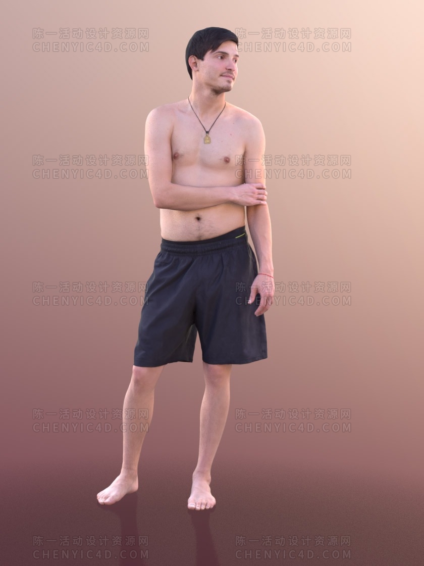 年轻时尚男性男孩男人模型